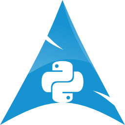 Arch python. Logo аскетичный.